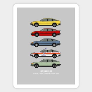 Rover SD1 classic car collection Sticker